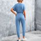 thumbnail image 1 of Mono De Manga Corta, Pantalones Harén, Monos De Mujer, Hilo Elástico Para El Pie Para El Ocio Para La Escuela ANGGREK Otros, 1 of 7
