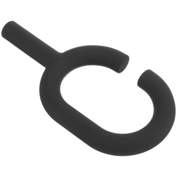 BESTOYARD Compact Black Plastic Handle for Easy Umbrella Grip Replacement