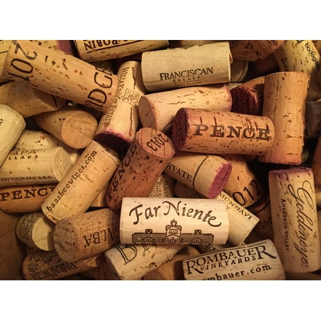 Wine Cork Kits - Premium Recycled Corks, Natural Wine Corks From Around the US - 50 Count