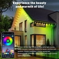 thumbnail image 4 of Luces de Cadena RGB para Exterior CETELUMA 46m Impermeables con Control por App, 4 of 7