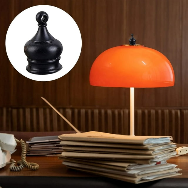 Wear Resistant Easy Installation Long Lasting Protection Lamp Finial for Lamp Lampshade Finials Lamp Finial Cap Knob Lamp Decoration Screw Caps Replacement for Floor Table Lamp Harps Bronze