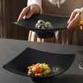 thumbnail image 3 of Assiette Alimentaire en Céramique Carrée Assiette de Souper Plateau de Rangement pour Aliments Contenant Alimentaire, 3 of 8