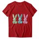 thumbnail image 4 of Xuyuer Easter Tshirt Women Tie Dye Happy Easter Tie Dye Shirts Funny Bunny T-Shirt Rabbit Graphic Short Sleeve Tee Tops Short Sleeved Round Neck Pullover Fashionable, 4 of 4