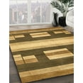 thumbnail image 2 of Ahgly Company Indoor Rectangle Abstract Yellow Abstract Area Rugs, 4' x 6', 2 of 6