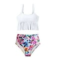 thumbnail image 4 of Traje de baño vintage estampado para mujer, traje de baño conservador, traje de baño de bikini con falda de playa estampada para mujer, traje de baño de nailon para mujer, 4 of 4