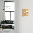 thumbnail image 6 of WIRESTER Double 1-Gang Toggle Light and 1-Gang Duplex Outlet Switch Plate/Wall Plate Cover, Bamboo Wood Texture, 6 of 6