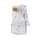 thumbnail image 2 of Conector RJ45 ANGGREK 100 PCS/LOTE Cat5e Cat5 enchapado en oro, 2 of 8