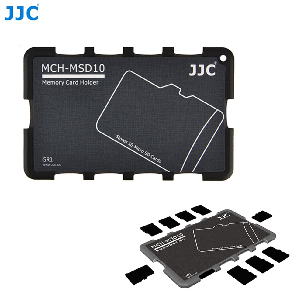 10 Slots Micro SD Card Case Holder Storage Organizer, Ultra Slim Credit  Card Size Lightweight Portable TF MSD Memory Card Storage