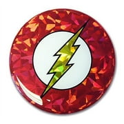 Elektroplate Officially Licensed the Flash DC Comic Red and Yellow Reflective Domed Decal Sticker