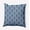 Cornflower, variant on 16" x 16" Simply Daisy Radishes Pattern Polyester Accent Pillow, Doe Qty 1