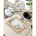 thumbnail image 5 of Pumpkin Flower Dish Drying Mat for Kitchen Counter, Super Absorbent Quick Dry Coffee Bar Mat Pad Thin Diatomaceous Sink Mat Non Slip Dish Drainer Mat 23.5x15.5 Fantasy Pink Thanksgiving Autumn Leaves, 5 of 6
