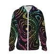 thumbnail image 1 of Vsdgher Chandails à Capuchon pour Adultes à Imprimé Paillettes Arc-en-Ciel Maillot Dermoprotecteur pour Hommes Femmes, Chandails de Pêche à Manches Longues avec Protection Solaire pour Course Athlétique Natation - Grand, 1 of 7