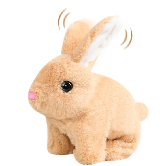 Interactive Bunny Realistic Bunny - Jumping, Twitching, and Shaking Ears, My Realistic Bunny Toy