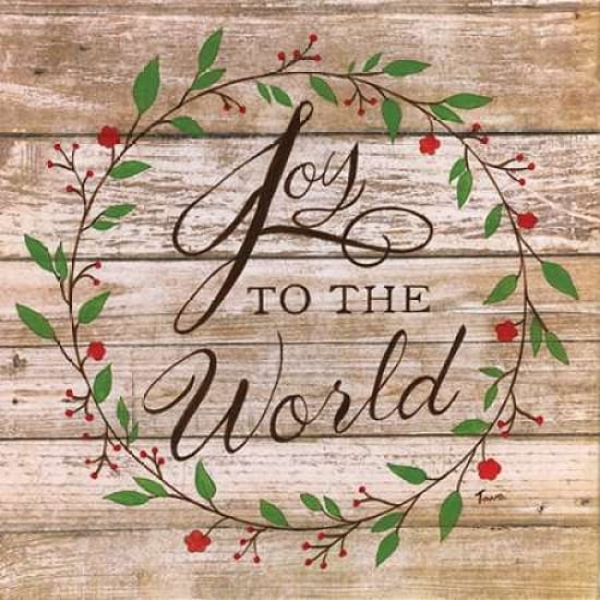 Joy To The World Canvas Art - Tava Studios ()