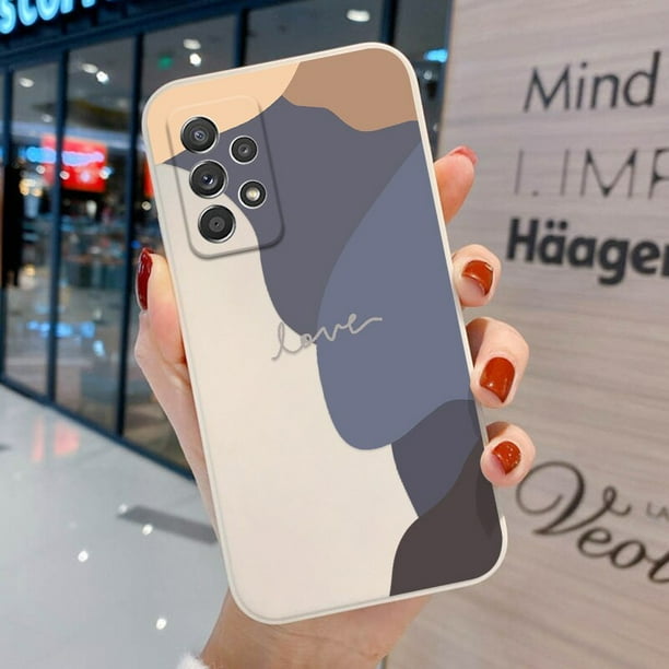 Funda de silicona para Samsung A53, 5G, Galaxy A52, A51, A54, A34, A33, A32, A23, A21s, A12, A30, A71, A73, A13, A20, S23, S22 Ultra Fivean unisex