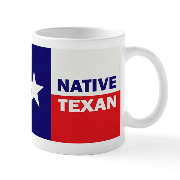 CafePress - Native Texan Mug Mugs - 11 oz Ceramic Mug - Novelty Coffee Tea Cup