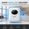 thumbnail image 2 of GJX WiFi Satellite Internet Router Mobile Hotspot for International Travel up to 10 Devices (Black), 2 of 7