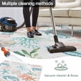thumbnail image 5 of Teal Red Seahorse Coastal Outdoor Rug for Patio/Deck/Porch, Non-Slip Large Area Rug 5 x 8 Ft, Nautical Beach Coral Starfish Indoor Outdoor Rugs Washable Area Rugs, Camping Rug Carpet Runner, 5 of 8