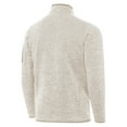 thumbnail image 3 of Men's Antigua Oatmeal Orlando Magic New Logo Fortune Quarter-Zip Pullover Jacket, 3 of 3