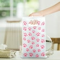 thumbnail image 1 of 10 bolsas reutilizables para la compra | Juego de bolsas plegables de poliéster | Bonitos estampados geométricos florales con huellas de perro | Bolsas ecológicas extragrandes, lavables y reuti, 1 of 5
