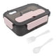 thumbnail image 2 of Recipiente Para El Almuerzo Para Niños, Cajas Bento Respetuosas Con El Medio Ambiente, 1100 Ml Con Cuchara, Tenedor Para La Escuela, Para Estudiantes, Para Trabajadores, Para La ANGGREK Otros, 2 of 8