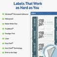 thumbnail image 3 of Avery Waterproof Rectangle Labels, 2" x 3.75", 200 Total, 3 of 12