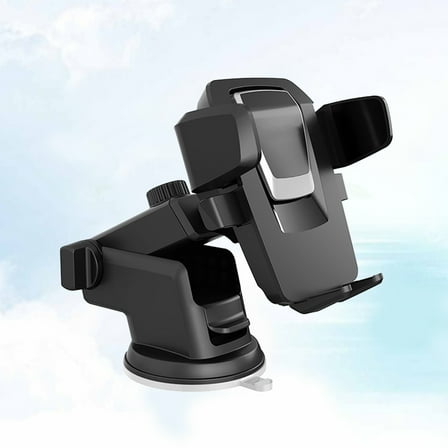 HOOWIFFY Sucker Phone Holder for Car Universal Black Dashboard and Air Outlet Mount