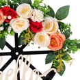 thumbnail image 4 of Corona de primavera Guirnalda artificial Corona de otoño artificial Todos los años Corona floral para decoración de fiesta de porche Decoración del, 4 of 5