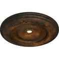 thumbnail image 3 of 44 1/2"OD x 4"ID x 4 "P Classic Ceiling Medallion (Fits Canopies up to 8 1/4"), Hand-Painted Rust, 3 of 6