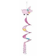 Beistle - - Luau Pig Wind-Spinner- Pack of 12