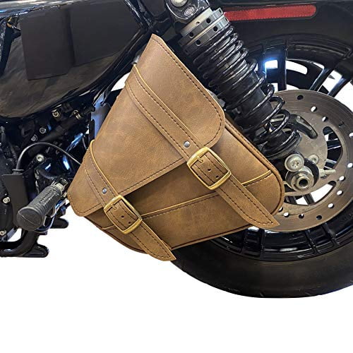 Sportster Dowco Willie & Max Brass Monkey Brown Motorcycle Swingarm Bag 59779-08 Dual Shock 