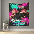 thumbnail image 6 of Splatoon Wall Tapestry Cartoon Poster Wall Hanging Tapestry for College Dorm Living Room Bedroom Decoration 40x60 Inch, 6 of 7