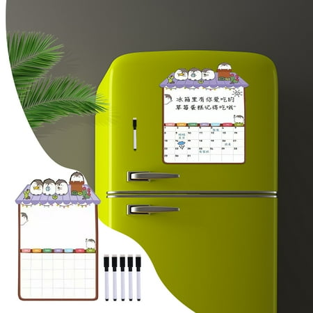 

YehailoCreative Refrigerator With Badge Cute Message Board Erasable Small Blackboard Household Erasable Memo Clearance!Household Stickers