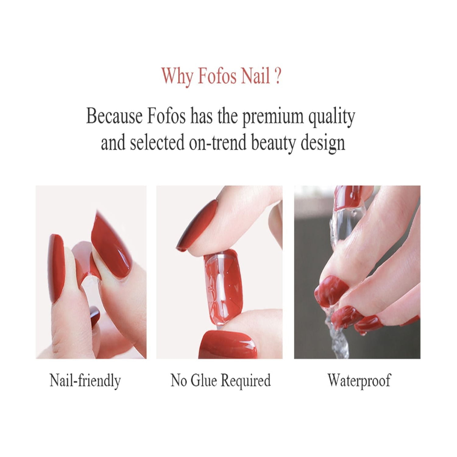 Red French Tip Nails: 45+ Stylish Designs and Ideas | Unhas redondas, Unhas  bonitas, Unhas francesas