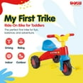 thumbnail image 2 of Dolu Trike for Toddlers, Tricycle for Kids Ages 2-5, Ride-On Toy with Horn, Red, 2 of 11