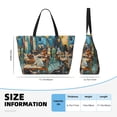 thumbnail image 4 of Disketp Whimsical Cats Night Cafe Bolsa de Playa de Gran Capacidad, Bolso Impermeable y a Prueba de Arena para Mujer, Ideal para Playa, Piscina y Natación, 4 of 7