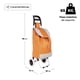 thumbnail image 2 of Carrito Plegable Multifuncional Queen Sense Ideal Para Mandado Supermercado Con Bolsa De Lona Color Naranja, 2 of 6