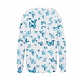 thumbnail image 3 of Sudadera con capucha de manga larga para mujer, informal, con capucha, para exteriores y chaquetas, a la moda, con estampado, de manga larga, con bolsillos, 3 of 4