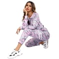 thumbnail image 6 of Uniexcosm Women’s Pajama Set Long Sleeve Top Pjs Lounge Sets with Pocket, 6 of 10
