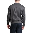 thumbnail image 3 of G-Style USA Men's Long Sleeve Solid Fleece Crewneck Sweatshirt MSC13126 - Charcoal - Large, 3 of 6