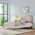 thumbnail image 3 of Modway Daisy Performance Velvet Queen Platform Bed, Multiple Colors, 3 of 3