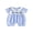 Sky Blue, variant on Lairauiy Infant Baby Boy Romper Summer Doll Colar Short Sleeve Excavator/Animal Embroidery Plaid Print Jumpsuit