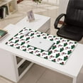 thumbnail image 3 of Long Mouse Pads for Desk,White Christmas Santa and Tree Pattern Desk Mats on Top Of Desks, Desk Mouse Pad Extra Large with 3mm Non-Slip Base and Stitched Edge for Gaming,Office,Work,Home 31.5x15.7in, 3 of 5