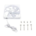 thumbnail image 1 of ARGB Case Fan 140mm 1500RPM 110CFM Smart PWM Control MFDB Maglev Bearing PC Cooling Fan, 1 of 5