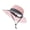 Pink, variant on HOMEYA Sunhat with Ponytail Hole for Women,Beach Hats with Wide Brim for UV Protection,Foldable Packable Breathable Summer Caps,Ladies Outdoor Tribe Sun Hats for Hiking,Travel,Fishing,Gardening