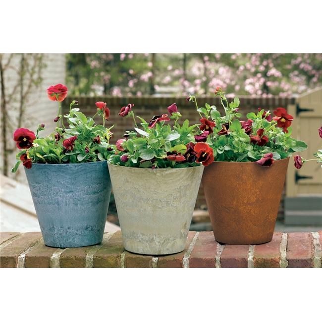 Novelty Manufacturing 246468 10 in. Napa Bowl Planter Gray Walmart
