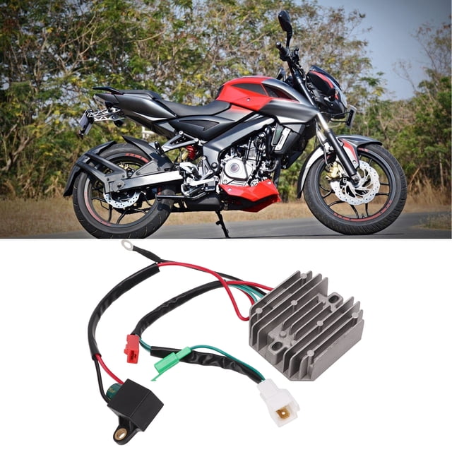Regulador De Voltaje, Antioxidante Fácil Instalación L402001 12V Rectificador Profesional Impermeable Para Motocicleta Para Moto