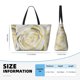 thumbnail image 4 of Disketp White Rose Bolsa de Playa de Gran Capacidad, Bolso Impermeable y a Prueba de Arena para Mujer, Ideal para Playa, Piscina y Natación, 4 of 7