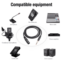 GJX XLR Cables Strong Compatibility High-Quality Audio Transmission Guitar Cord Professional Balanced Design Durable Materials Eco-Friendly and Safe Instrument Cable