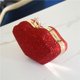 thumbnail image 5 of Bolso de cena de noche para labios de diamantes de imitación bolso de mensajero brillante bolso de mano de fiesta, 5 of 5